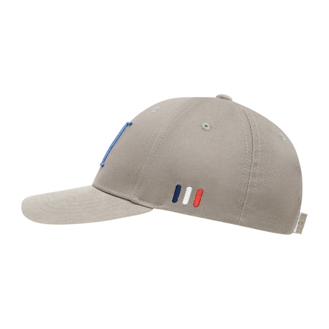 Les Deux Baseball Cap Suede Grå m/ Blå