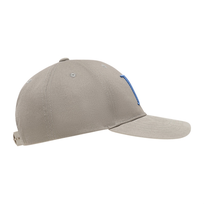 Les Deux Baseball Cap Suede Grå m/ Blå