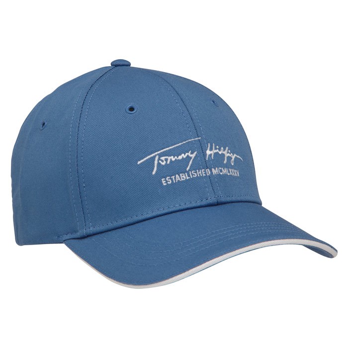 Signature Cap Tommy Hilfiger Blå