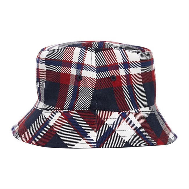 Tommy Hilfiger Established Bucket Hat Vendbar Blå/Rød