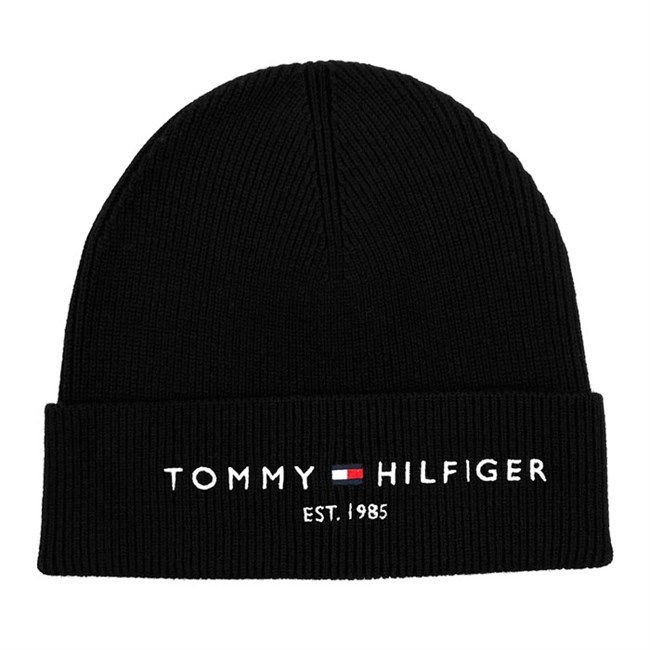 Hilfiger Established Strik Beanie Sort