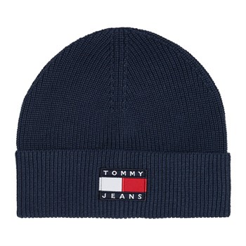 TJM Heritage Strik Beanie Mørkeblå