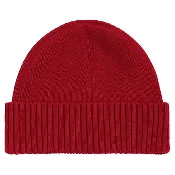 Strik Hue Hilfiger Essential Rib short Beanie Rød