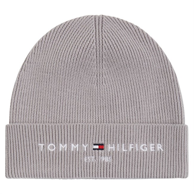 Hilfiger Established Strik Beanie Hue Iron Grå