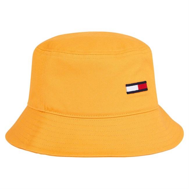 Classic Tommy Hilfiger Flag Bucket Hat Yellow