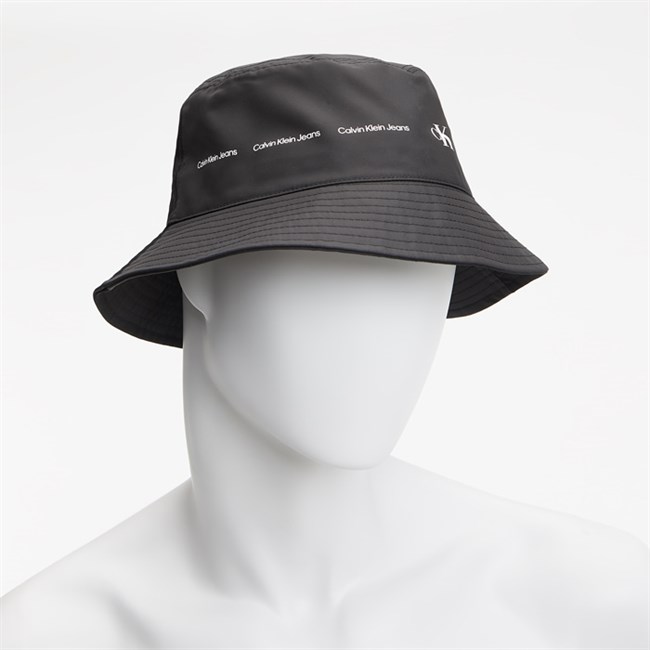 Calvin Klein Stripe Logo Bucket Hat 