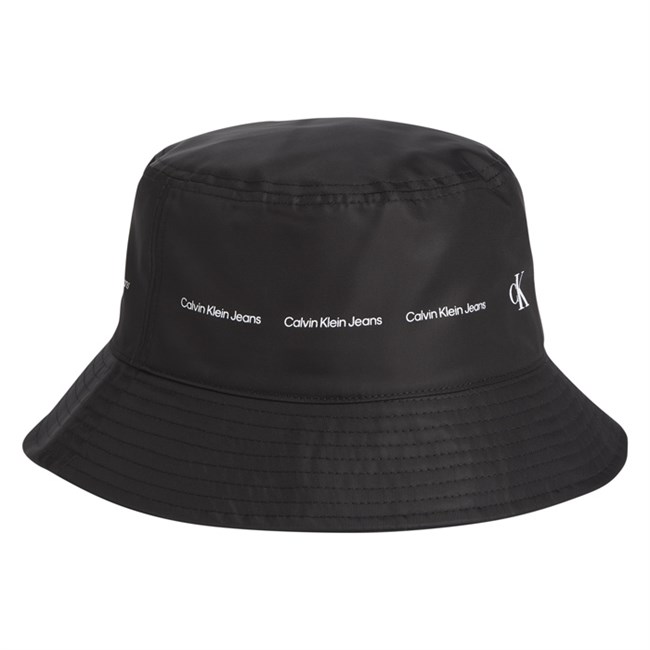 Calvin Klein Stripe Logo Bucket Hat 