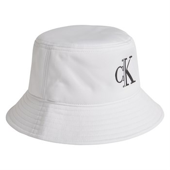 Calvin Klein Heavy Jersey Bucket Hat Hvid