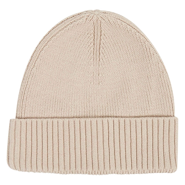 Strik Hue Hilfiger Essential Flag Beanie Beige