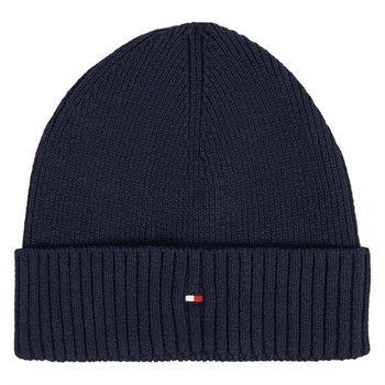 Strik Hue Hilfiger Essential Flag Beanie Blå