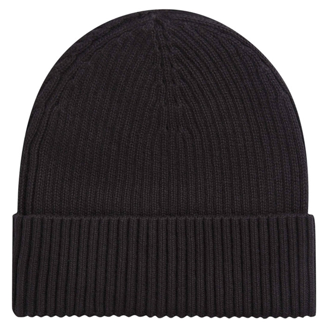 Calvin Klein Classic Cotton Rib Beanie Sort