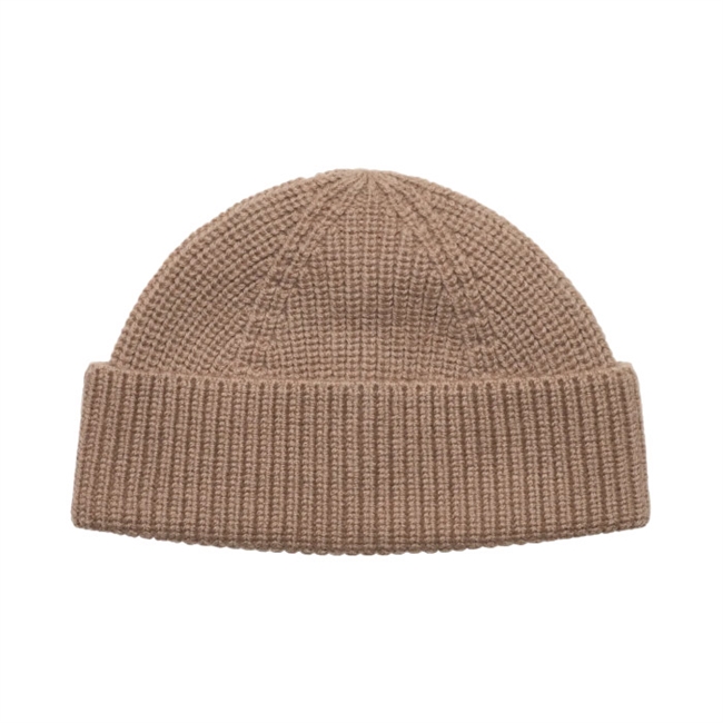 Flot Sandfarvet Beanie