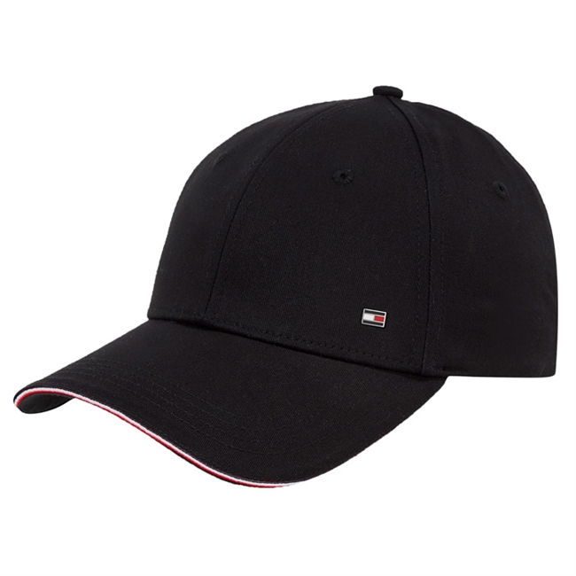 Sort Stilren Cap fra Tommy Hilfiger