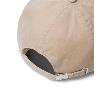 Lækker logo cap i beige fra Mads Nørgaard