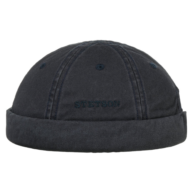 Docker i Bomuld fra Stetson i Navy