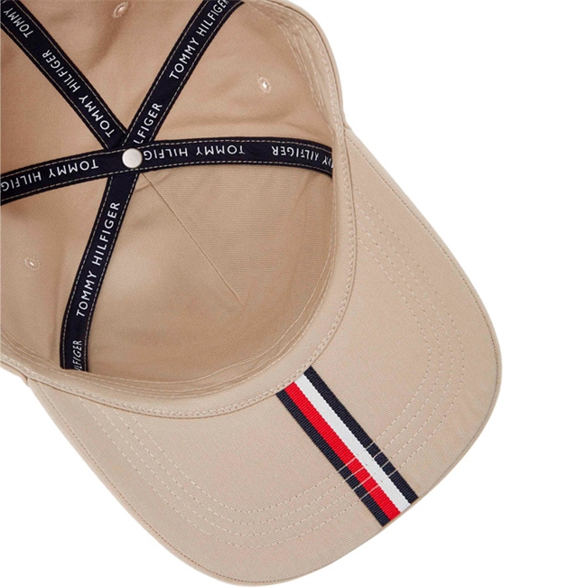Flot logo cap i beige fra Tommy Hilfiger.
