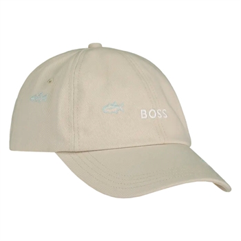 Smart beige cap med fisk på fra BOSS