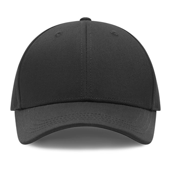 Moderne sort baseball cap fra Les Deux med broderet kursiv skrift på siden