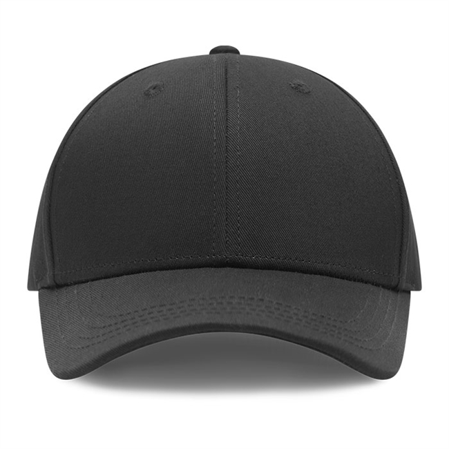 Moderne sort baseball cap fra Les Deux med broderet kursiv skrift på siden