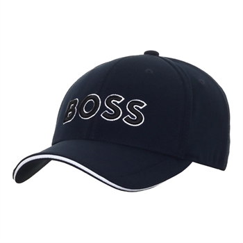Pæn basic cap i navy fra BOSS med logo