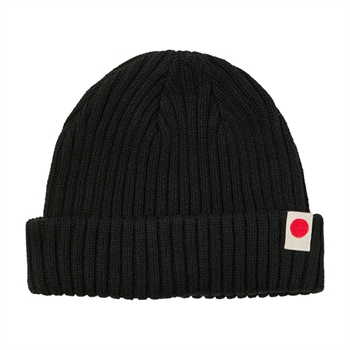 Moderne beanie i sort fra Jack & Jones