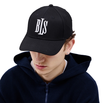 BLS Classic Baseball Cap sort & hvid