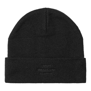 Mads Nørgaard Isak Ambas Logo Beanie Sort