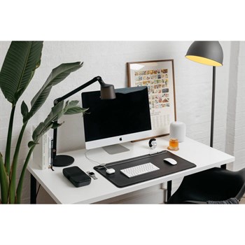 Skriveunderlag L Sort Orbirkey Desk Mat Large