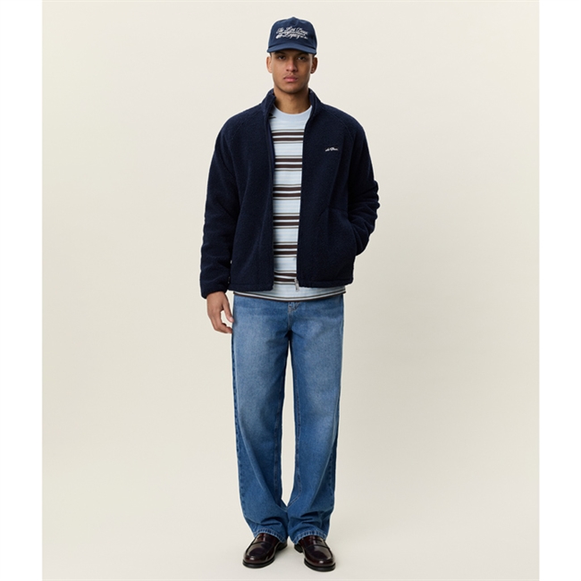 Les Deux Patct Teddy Jakke m/ Lynlås Dark navy