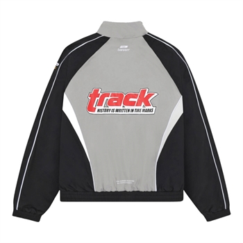 Moderne afslappet fit jakke i sort / grå fra Bareen