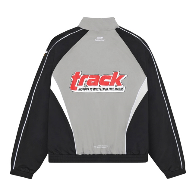 Moderne afslappet fit jakke i sort / grå fra Bareen