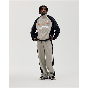 Moderne afslappet fit jakke i sort / grå fra Bareen