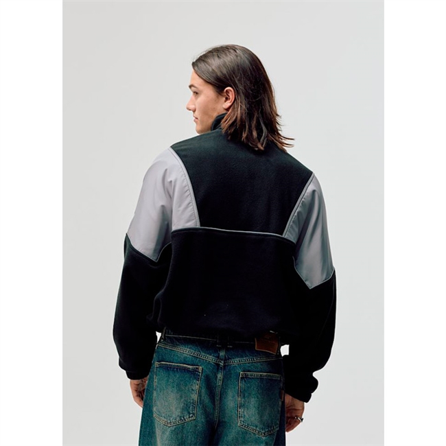 Bareen Half Zip Fleece Jakke Sort
