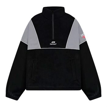Bareen Half Zip Fleece Jakke Sort