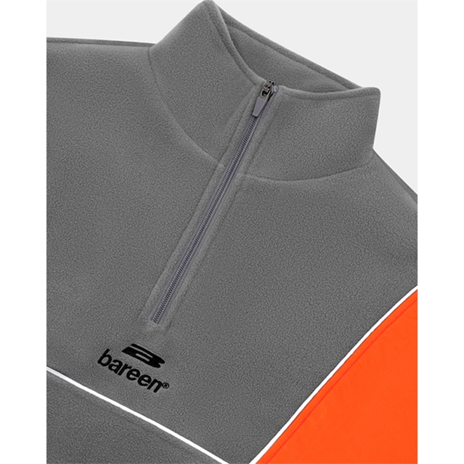 Bareen Half Zip Fleece Jakke Grå