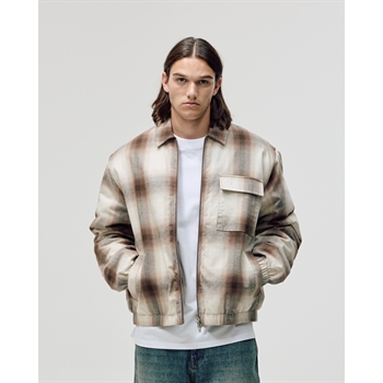 Bareen Flannel Brun Ternet Jakke