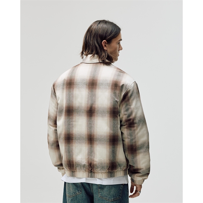 Bareen Flannel Brun Ternet Jakke