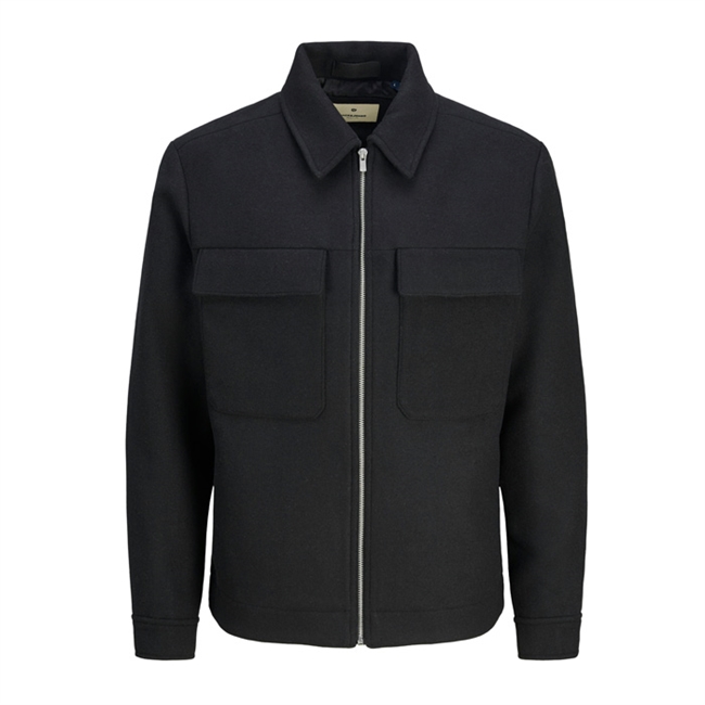 Lækker uld jakke i sort fra Jack & Jones