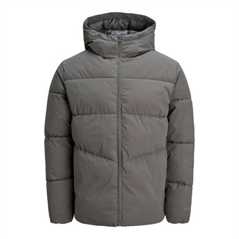 Lækker og behagelig puffer jakke i grå fra Jack & Jones