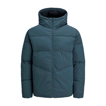 Lækker og behagelig puffer jakke i blå fra Jack & Jones