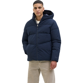 Lækker og behagelig puffer jakke i navy fra Jack & Jones