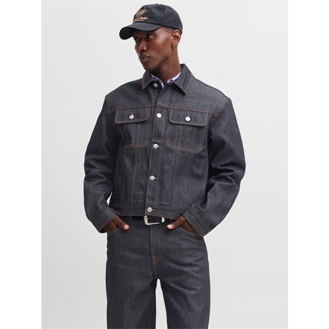 Jack & Jones Raw Denim Ranger Jakke Mørkeblå