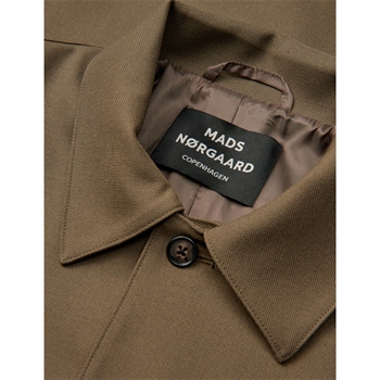 Mads Nørgaard Super Twill Travis Jakke Mørkegrøn