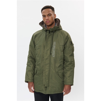 Moderne regular fit jakke i grøn fra Matinique