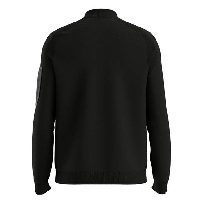 Lækker hybrid windbreaker i sort fra BOSS