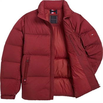 Smart Rød Dunjakke fra Tommy Hilfiger.