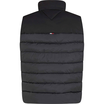 Smart og lækker Puffer-Vest fra Tommy Hilfiger i Sort.