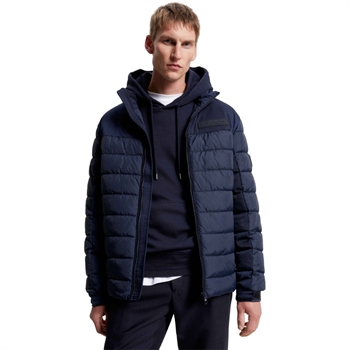 Tommy Hilfiger Blå Puffer Jakke.