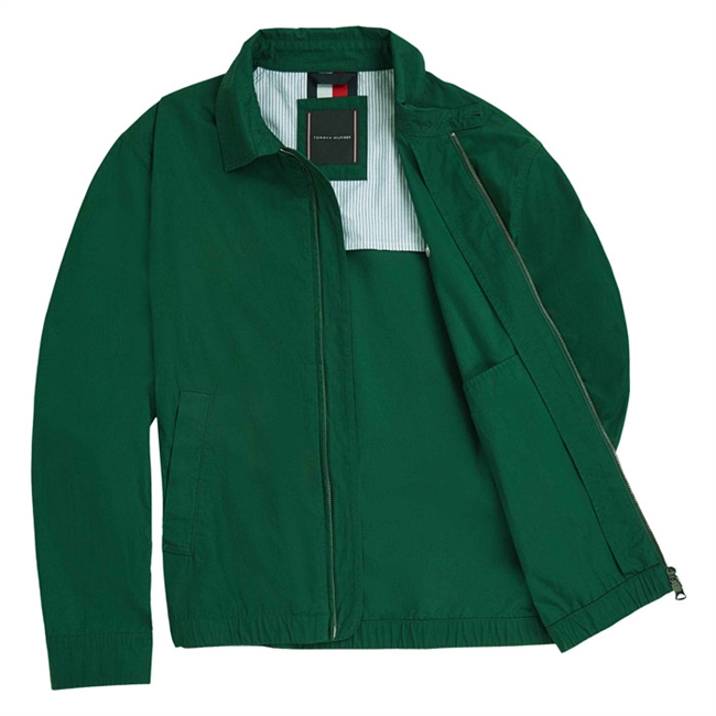 Lightweight forårs jakke i grøn fra Tommy Hilfiger