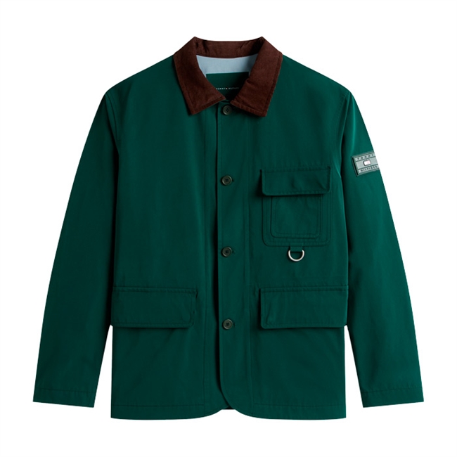 Moderne overgangsjakke i grøn fra Tommy Hilfiger